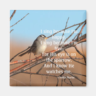 Imán Canto porque soy feliz Sparrow