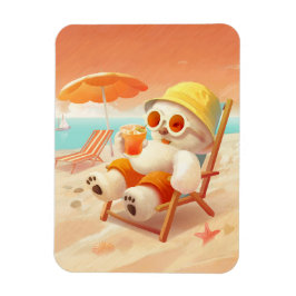 Imán Canto sonriente - Modo playa activado