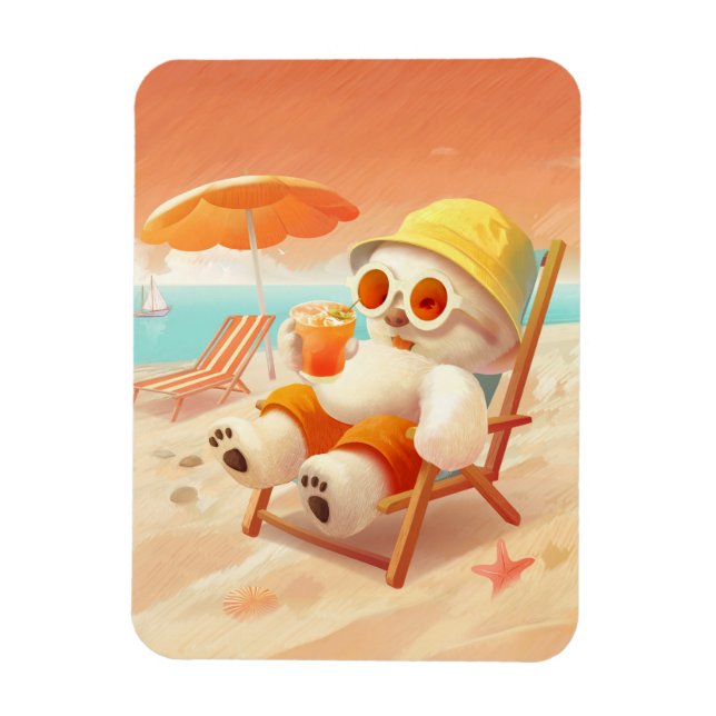 Imán Canto sonriente - Modo playa activado (Vertical)