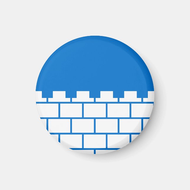 Imán Cantón de Gargoyles Gris (Frente)