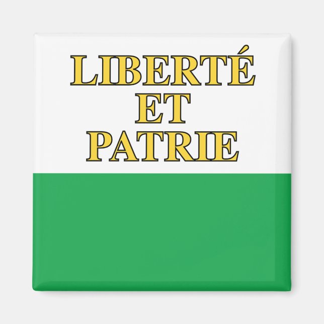 Imán Cantón de Vaud, Suiza (Frente)