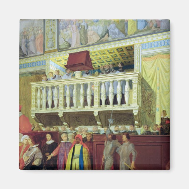 Imán Cantoria en la Capilla Sixtina (Frente)