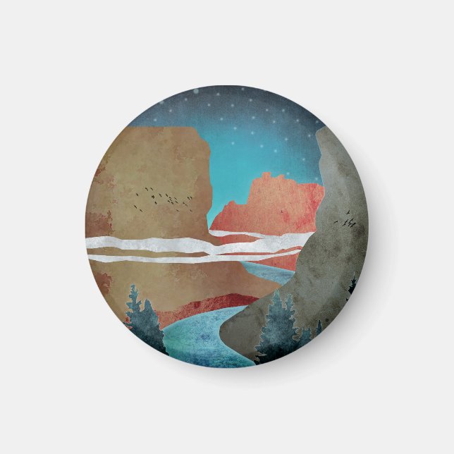 Imán Canyon Birds (Frente)