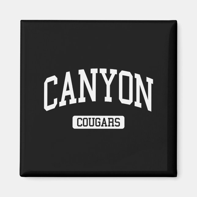 Imán Canyon High School Hs New Braunfels Tx Varsity Srt (Frente)