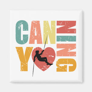 Imán Canyoneering I Love Canyoning Rappelover Lover