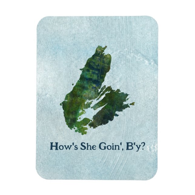 Imán Cape Breton - Tarjeta de saludo plana (Vertical)