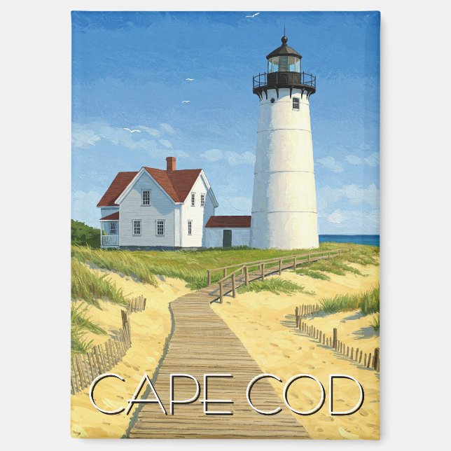 Imán Cape Cod Travel (Anverso)