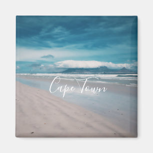 Imán Cape Town Montaña de la Mesa Playa Vista al Océano