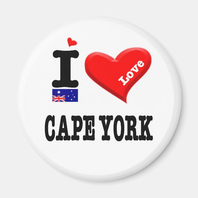 Imán CAPE YORK - Me encanta (Frente)