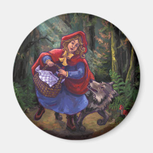 Imán Caperucita Roja