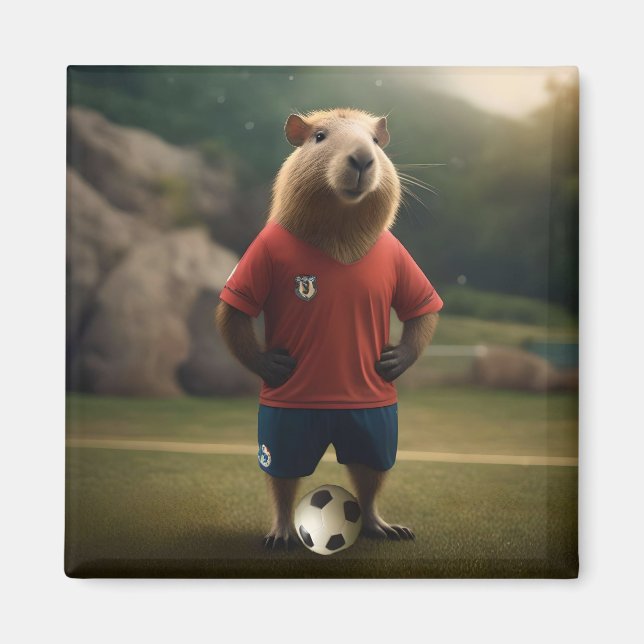 Imán Capibara, jugador de fútbol (Frente)