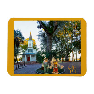 Imán Capilla azul Palmetto Bluff Bluffton Caída Scarecr