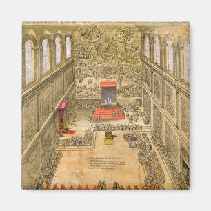 Imán Capilla de la audiencia en el Vatican (grabado del