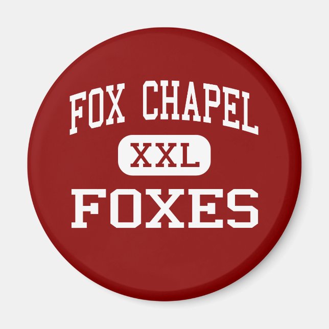 Imán Capilla Fox - Foxes - Area - Pittsburgh (Frente)