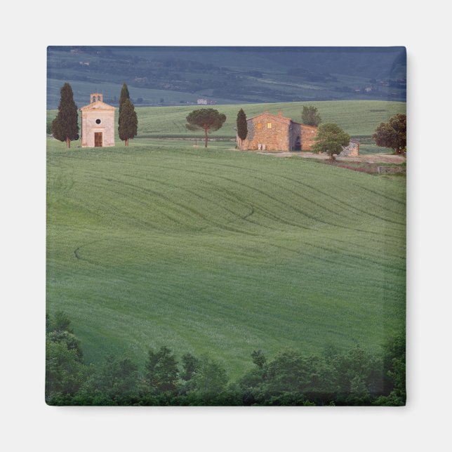 Imán Capilla San Quirico d'Orcia, Toscana, Italia (Frente)