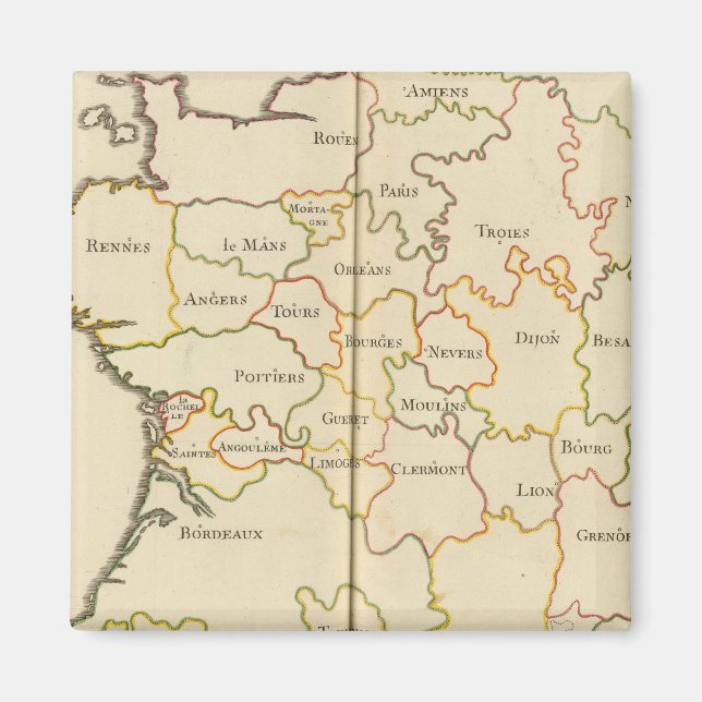Imán Capitales de Francia (Frente)