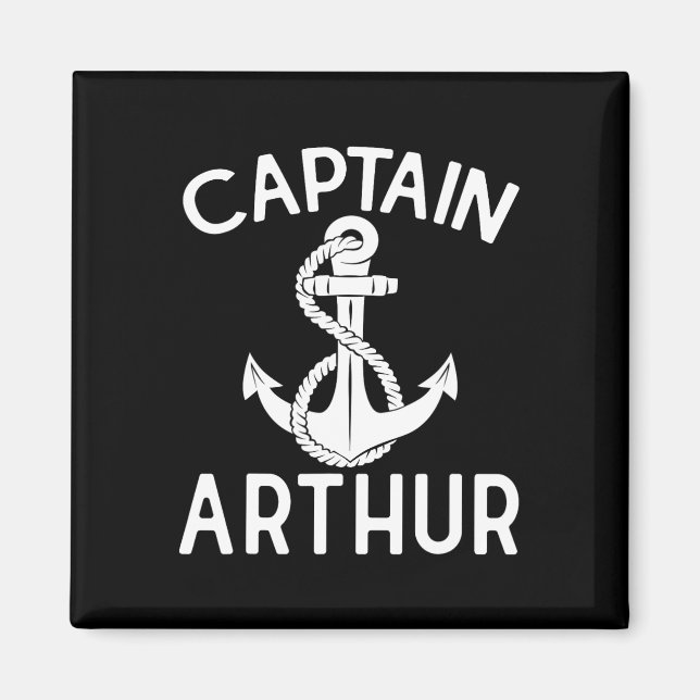 Imán Capitán Arthur Ancla de Barco Barco Yate  (Frente)