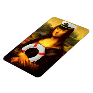 Imán Capitán de barco Mona Lisa