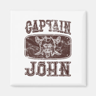 Imán Capitán de cosecha John Personalizado Pontón Pirat