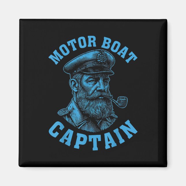 Imán Capitán de lancha motora _1 (Frente)