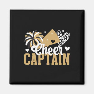 Imán Capitán de porristas Corazón Capitán de porristas
