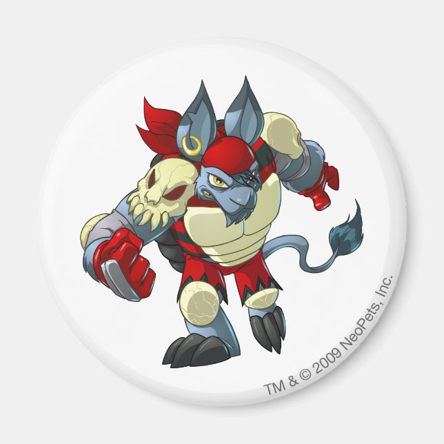 Imán Capitán del equipo de la isla de Krawk 2 (Frente)