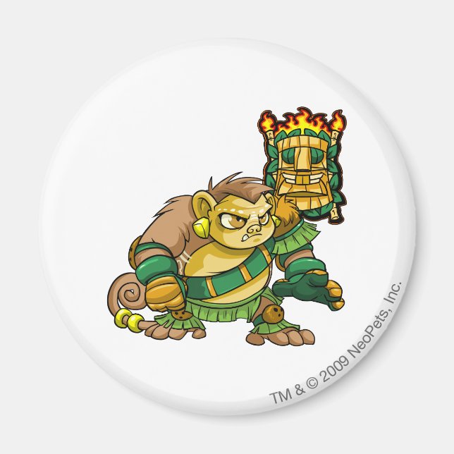 Imán Capitán del equipo de Mystery Island 1 (Frente)