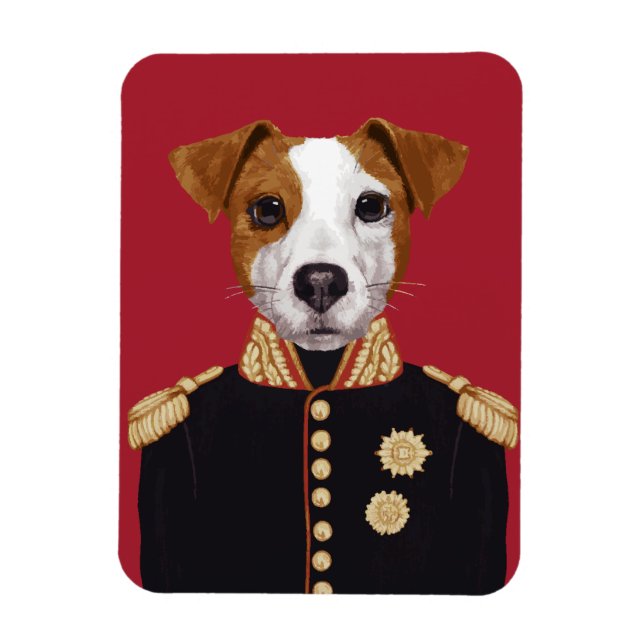 Imán Capitán Jack Russell (Vertical)
