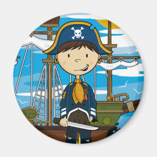 Imán Capitán joven Magnet del pirata