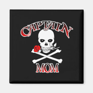 Imán Capitán Mamá (Rosa)Magnet