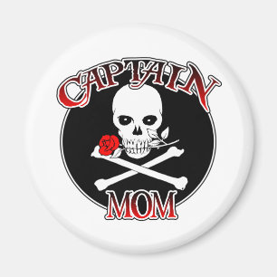 Imán Capitán Mamá (Rosa)Magnet
