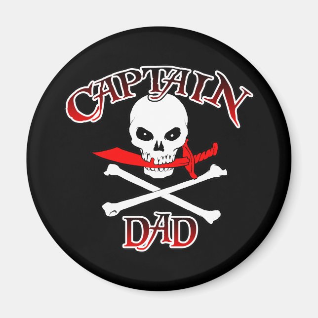 Imán Capitán Papá (Cutlass) Magnet (Frente)