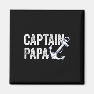 Imán Capitán Papa Pontoon Regalo Lago Marinero Barco de
