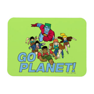 Imán Capitán Planeta y los planetarios - ¡Vamos Planeta