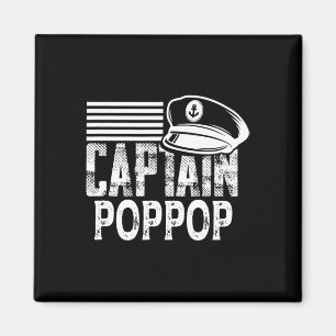 Imán Capitán Poppop - Capitán de vela Dueño de barco Bo