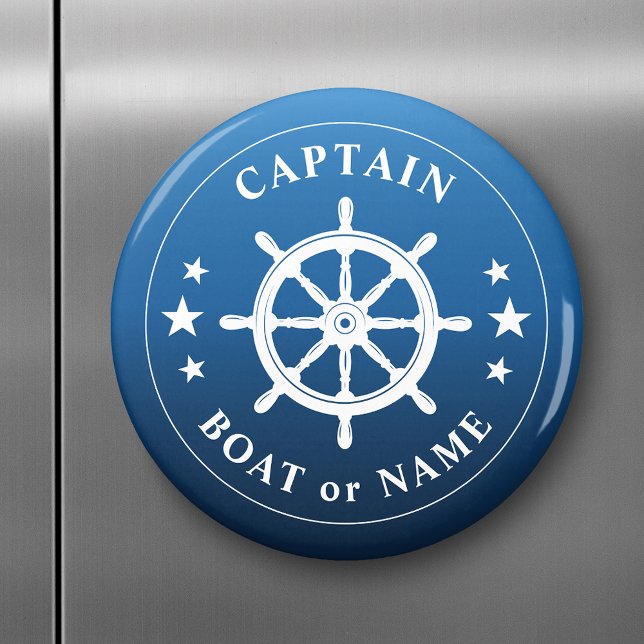 Imán Capitán Su Nombre De Barco Buques Helado De Rueda  (Subido por el creador)