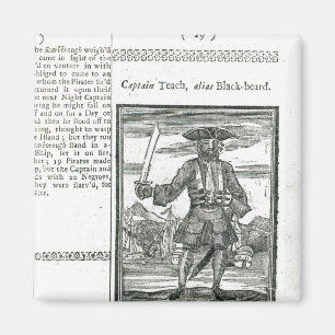 Imán Capitán Teach, alias barba negra