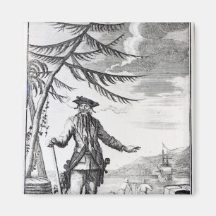 Imán Capitán Teach, comúnmente llamada Blackbeard