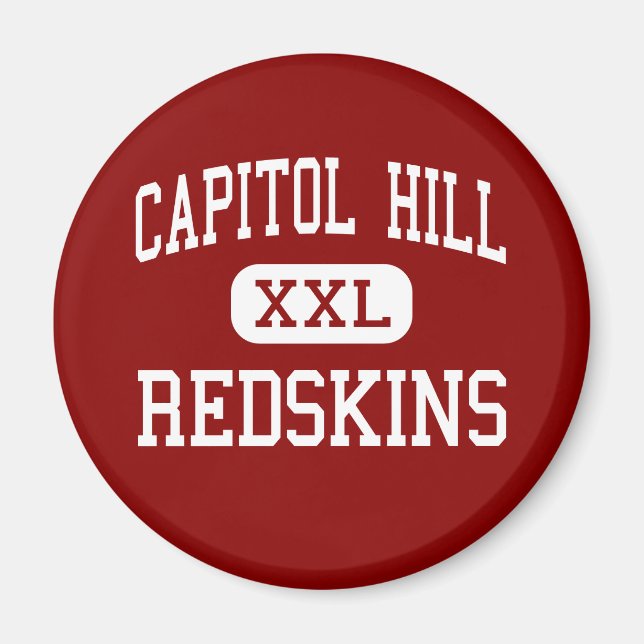 Imán Capitol Hill - Redskins - High - Oklahoma City (Frente)