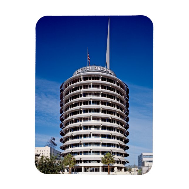 Imán Capitol Records Hollywood Boulevard (Vertical)