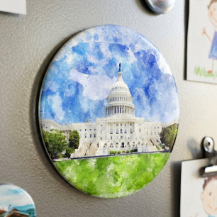 Imán Capitolio de los Estados Unidos en Washington DC A