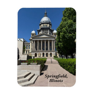 Imán Capitolio estatal de Illinois en Springfield