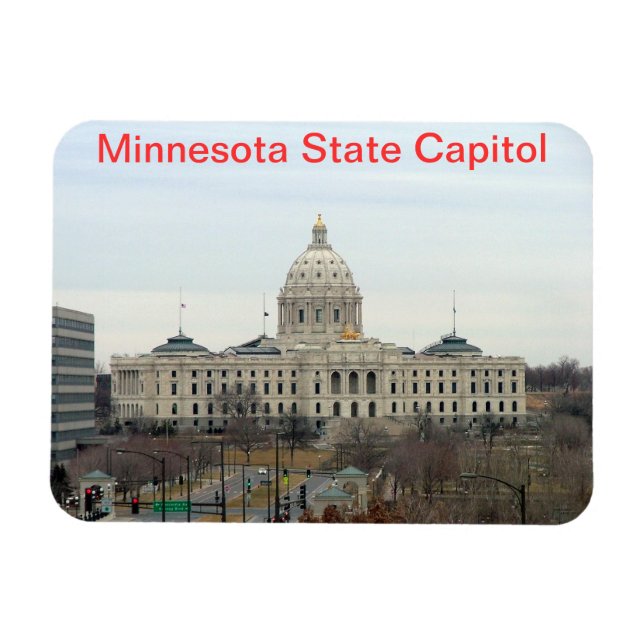 Imán Capitolio Estatal de Minnesota (Horizontal)