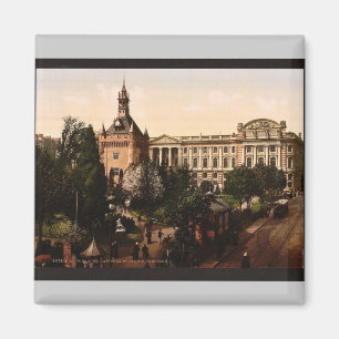 Imán Capitolio y jardines públicos, vinta de Toulouse,