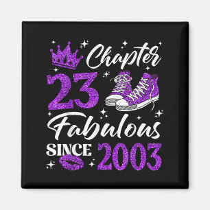 Imán Capítulo 23 Fabuloso Desde 2003 Cumpleaños 23 Muje