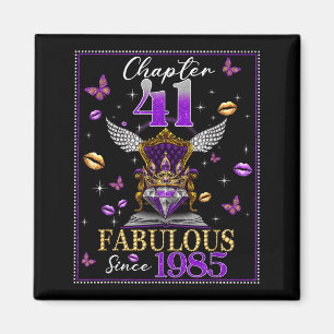 Imán Capítulo 41 Fabuloso Desde 1985 Cumpleaños 41 Muje
