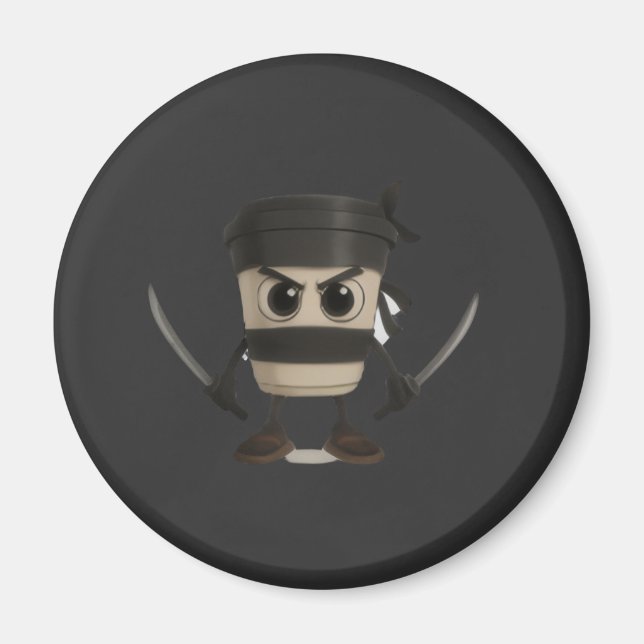 Imán Cappuccino Assassino Funny Italian (Frente)