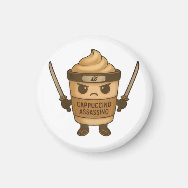 Imán Cappuccino Assassino Italian (Frente)