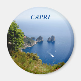 Imán capri con rocas Faraglioni
