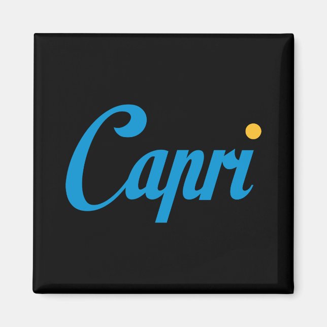 Imán CAPRI Italia (Frente)